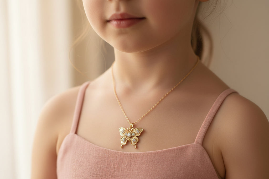 Butterfly pendant for kids