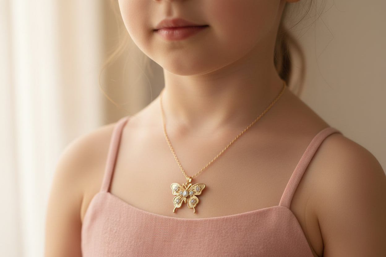 Butterfly pendant for kids