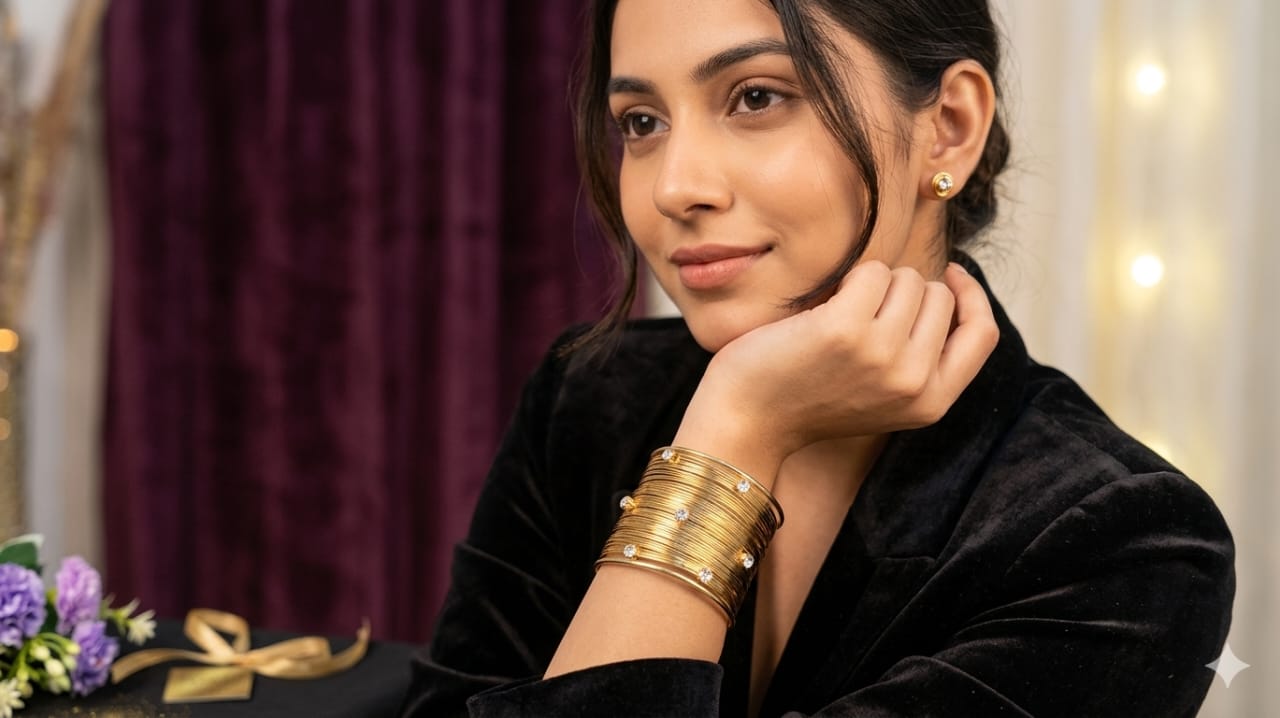 Multi-Layer Gold Cuff